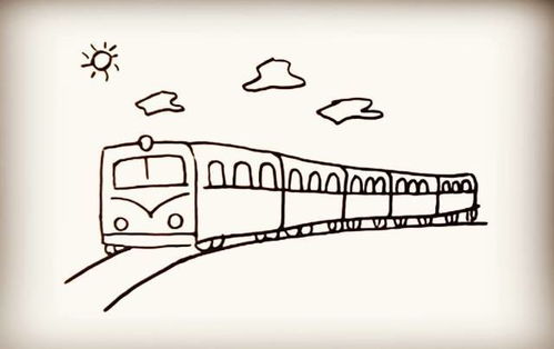 火车怎么画简笔画 简易火车怎么画简笔画