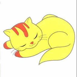 猫简笔画彩色 凯蒂猫简笔画彩色