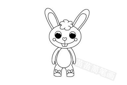 如何画兔子简笔画可爱 怎么简笔画兔子