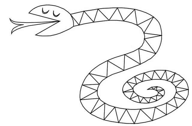 蛇怎么画漂亮又简单 蛇怎么画漂亮又简单全板
