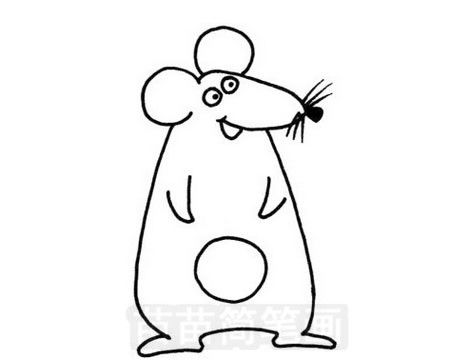 简笔老鼠怎么画 老鼠怎么画