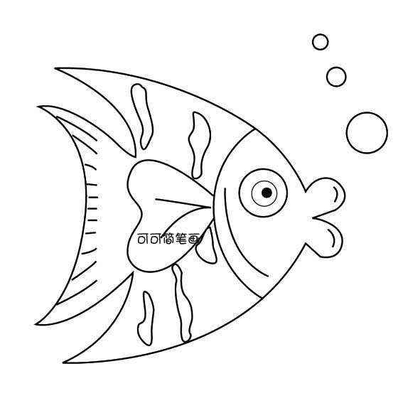 简笔画小鱼的画法 简笔画小鱼的画法步骤