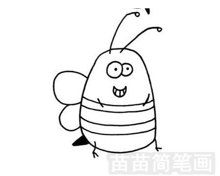 蜜蜂简笔画图片大全 简笔画蜜蜂的简单画法