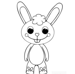 兔子简笔画卡通 兔子简笔画卡通彩色