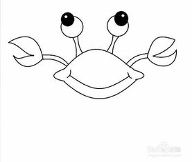 简笔画螃蟹的简单画法 简笔画螃蟹的画法最简单