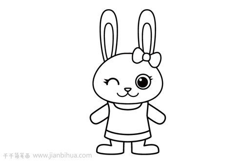 兔子眼睛简笔画 兔子眼睛简笔画彩色