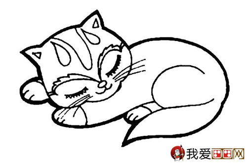 猫简笔画简单 猫简笔画简单可爱