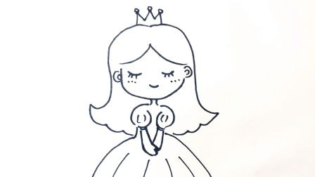最最最最最简单小公主怎么画 最最最最最简单小公主怎么画一步一步
