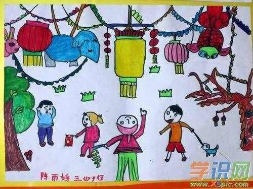 春节图片大全儿童画 春节图片大全儿童画简单