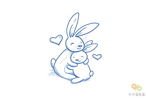 简笔画兔子 简笔画兔子的画法