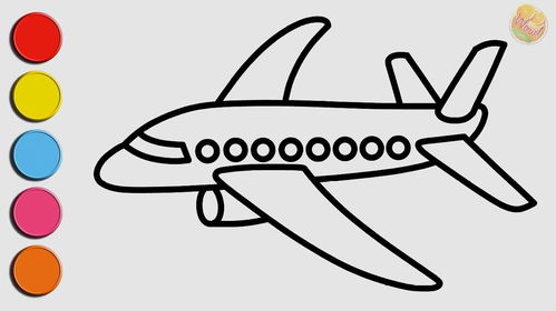 飞机模型简笔画 画飞机简笔画