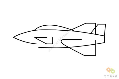 战斗机的简笔画 战斗机的简笔画怎么画