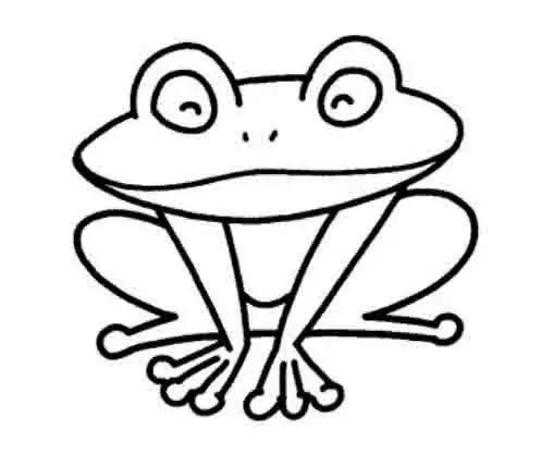 儿童简笔画青蛙 青蛙的画法儿童简笔画
