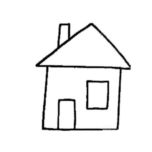 幼儿园房子简笔画 幼儿园房子简笔画图片大全