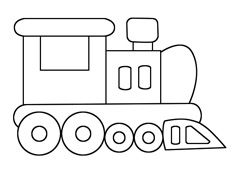 火车图片简笔画 蒸汽火车图片简笔画