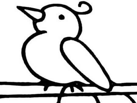 鸟怎么画简笔画 怎么画小鸟