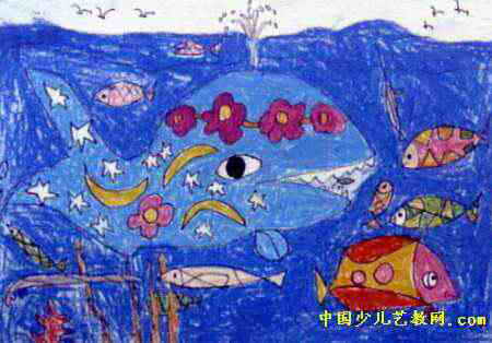 儿童画小鱼 儿童画小鱼的简单画法