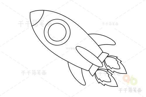 火箭怎么画简笔画 火箭怎么画简笔画图片