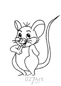 小老鼠简笔画 小老鼠简笔画7+2