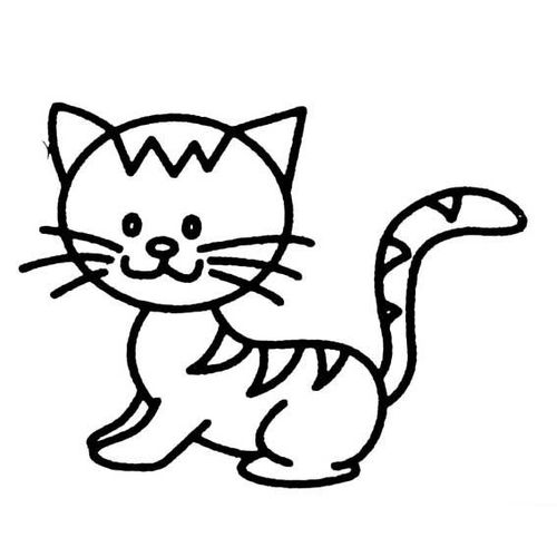 猫图片简笔画 猫的简笔画简单又好看
