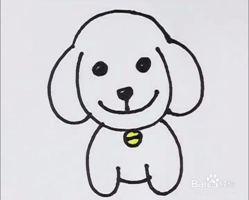 画小狗简笔画 简单又可爱的小狗怎么画