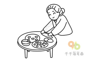 包饺子怎么画 包饺子怎么画简单又漂亮