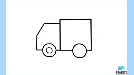 垃圾车简笔画 垃圾车简笔画儿童画