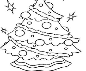 圣诞树装饰品简笔画 圣诞树的装饰品简笔画