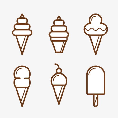 简笔画冰淇淋 简笔画冰淇淋车