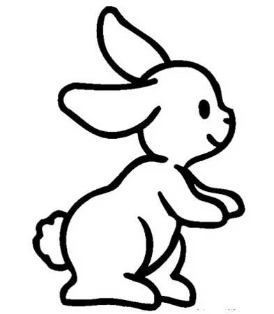 兔子简笔画 简单 可爱 可爱的兔子简笔画