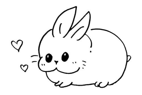 小白兔的简笔画 小白兔的简笔画图片大全可爱