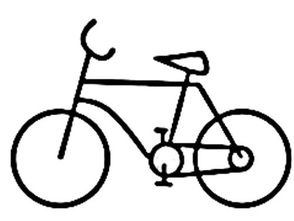 自行车的简易图怎么画图片