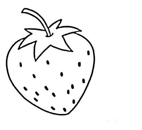 草莓怎么画 草莓怎么画简笔画