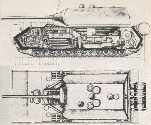 鼠式坦克怎么画 