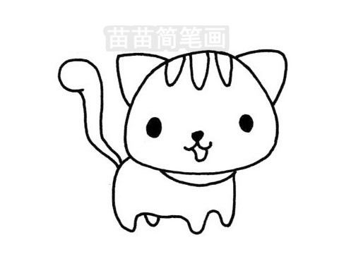 猫简笔画图片大全可爱 动物的简笔画图片大全可爱简单