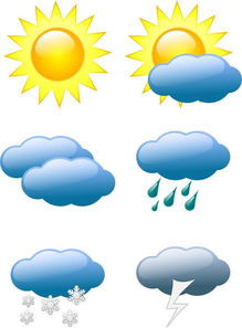幼儿园天气预报简笔画 幼儿园天气预报简笔画模板