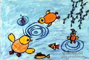 鸭子儿童画 鸭子儿童画图片