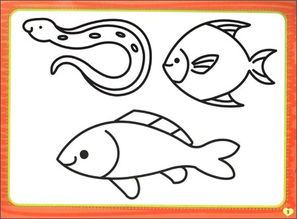 水生动物简笔画 水生动物简笔画图片