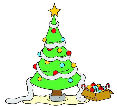 圣诞树简笔画 彩色 如何画圣诞树又好看又简单