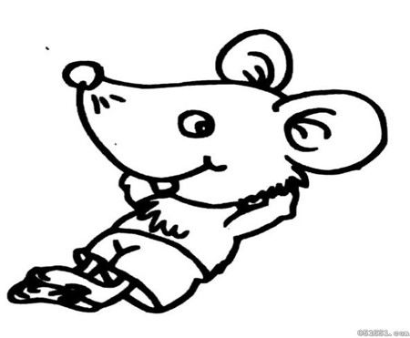 鼠的简笔画简单 鼠的简笔画图片大全