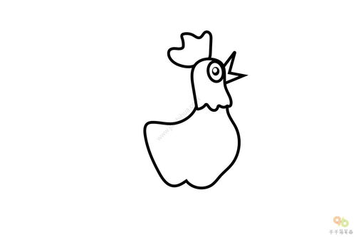 大公鸡怎么画 大公鸡怎么画简单又漂亮