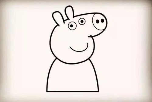 小猪佩奇画法简笔画 怎么画小猪佩奇简单画法