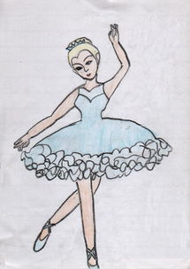 芭蕾女孩简笔画 芭蕾女孩简笔画卡通图片