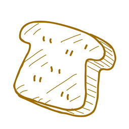 面包可爱简笔画 面包可爱简笔画大全