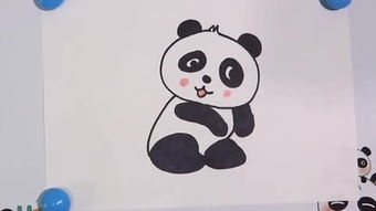熊猫简笔画图片带颜色 熊猫简笔画图片带颜色彩色