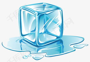 冰块融化的简笔画图片