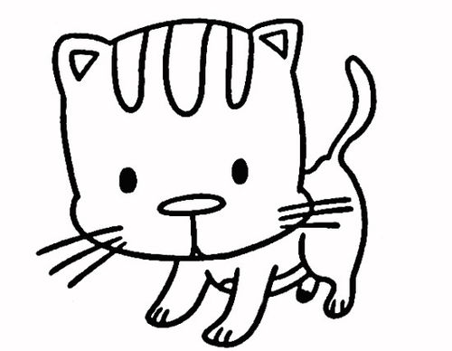 画小猫的简笔画 画小猫的简笔画可爱