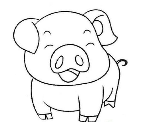 猪的简笔画可爱 猪的简笔画可爱头像
