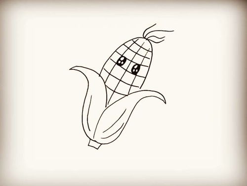 画玉米简笔画 玉米简单画法怎么画