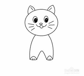 卡通小猫简笔画 卡通小猫简笔画可爱